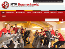 Tablet Screenshot of mtv-bs.de